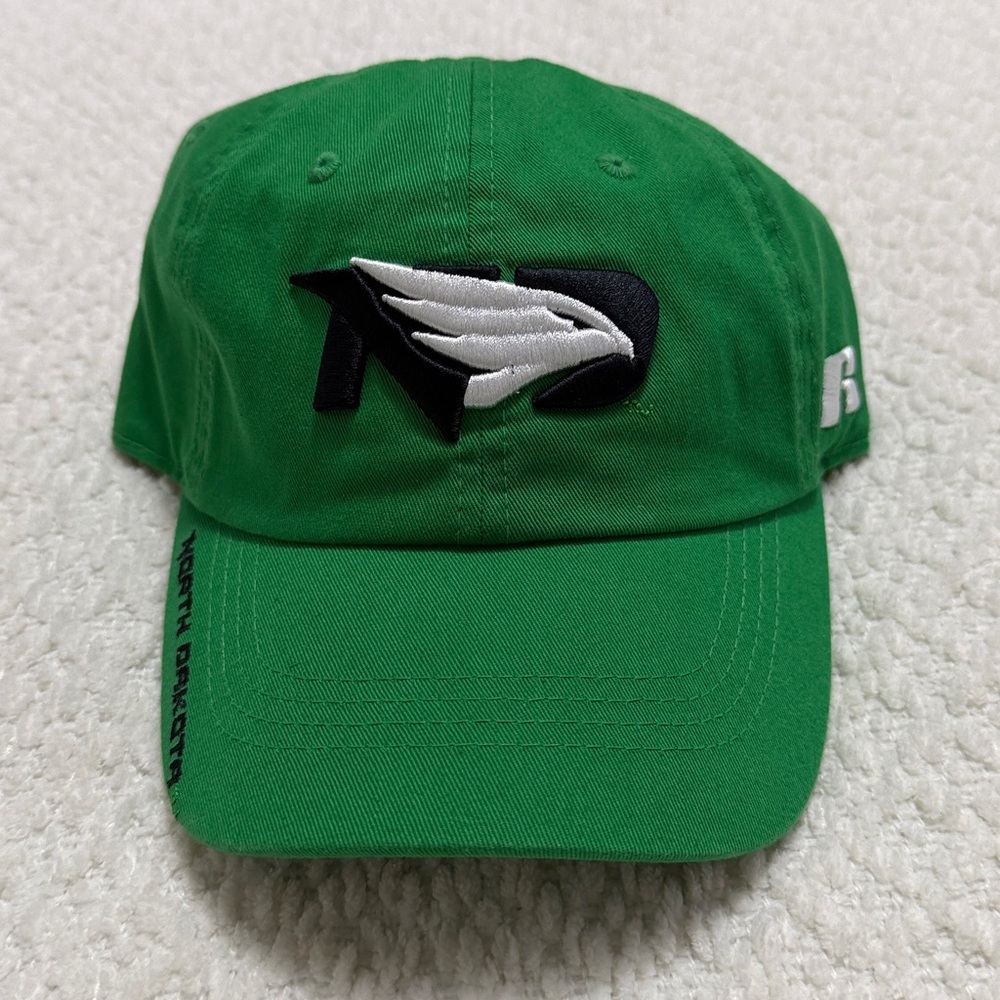 Russell Athletic University of North Dakota Adjustable Green Hat NWOT